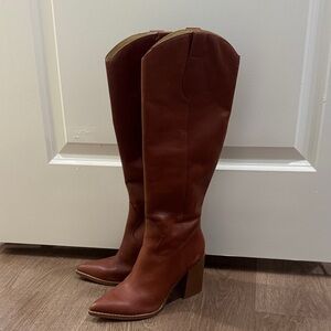 Brown Leather Boots